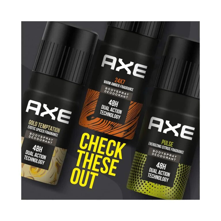 AXE Dark Temptation 48H Dual Action Deodorant Body Spray For Men (215ml) - AXE