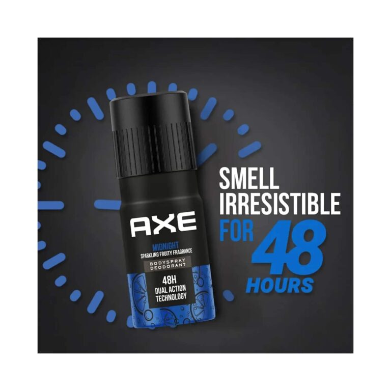 AXE Midnight 48H Dual Action Technology Body Deodorant For Men (150ml) - AXE