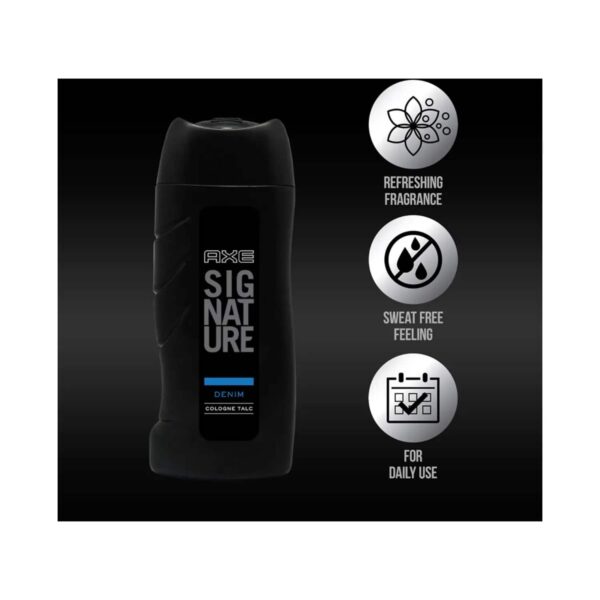 AXE Signature Denim Cologne Talc (100g) - AXE