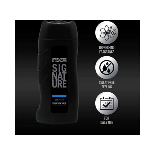AXE Signature Denim Cologne Talc (300g) - AXE