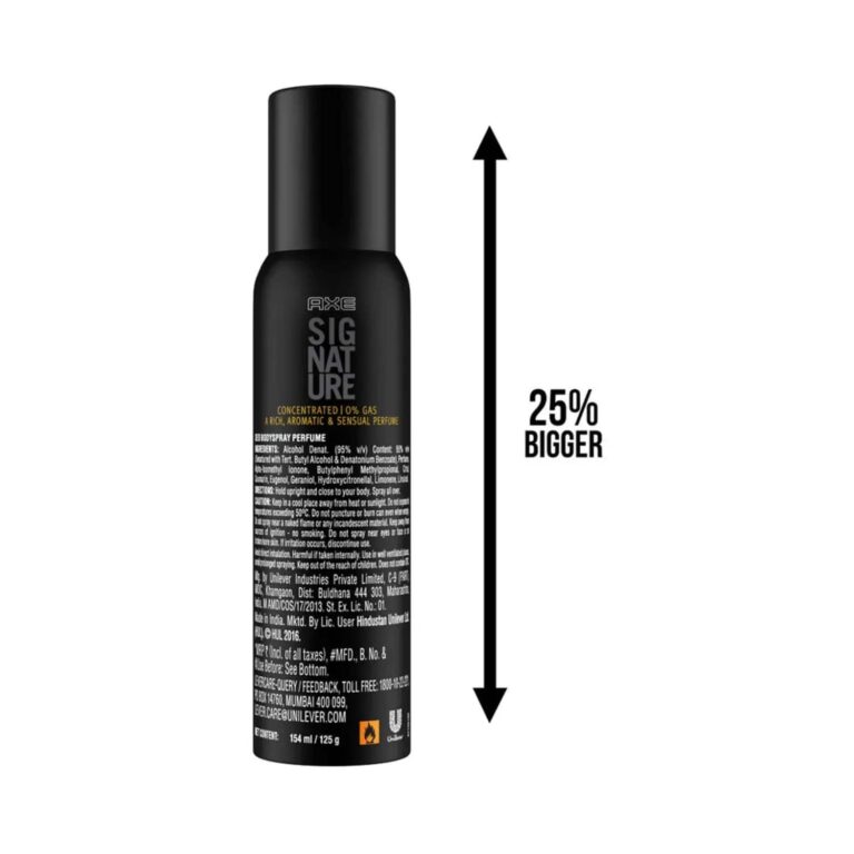 AXE Signature Suave Body Perfume For Men (154ml) - AXE