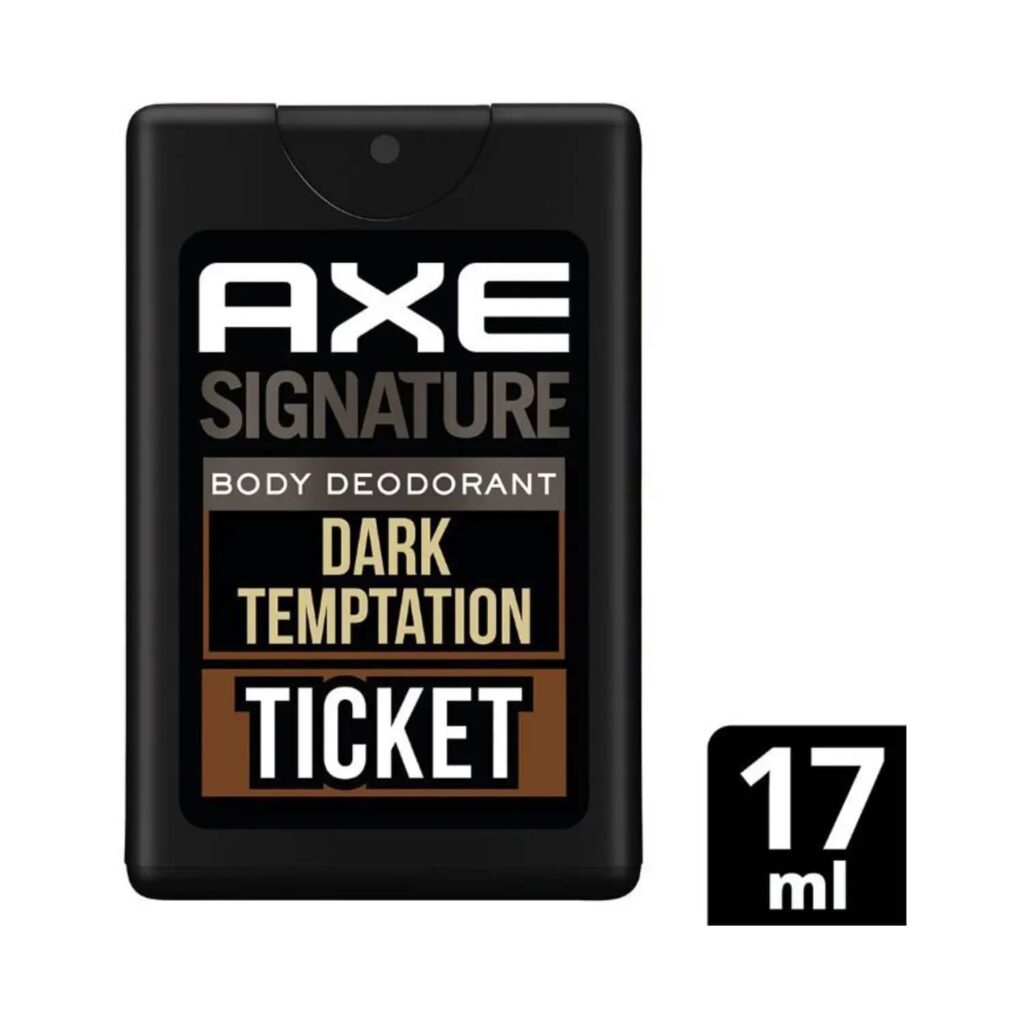 AXE Signature Ticket Dark Temptation Pocket Deodorant For Men (17ml) - AXE