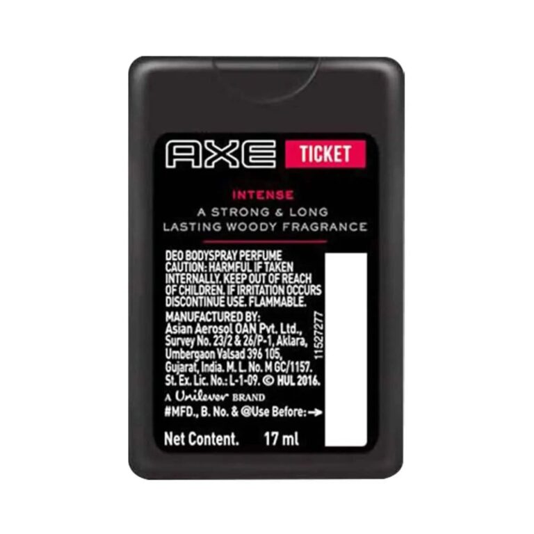 AXE Signature Ticket Intense Pocket Perfume For Men (17ml) - AXE