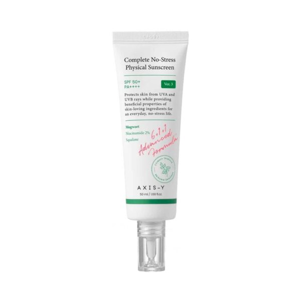 Axis-Y Complete No-Stress Physical Sunscreen SPF 50 (50 ml) - Axis-Y