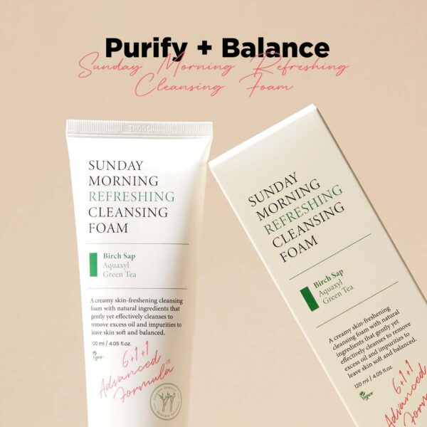 Axis-Y Sunday Morning Refreshing Cleansing Foam (120 ml) - Axis-Y
