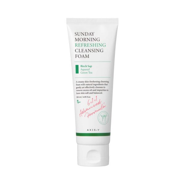 Axis-Y Sunday Morning Refreshing Cleansing Foam (120 ml) - Axis-Y
