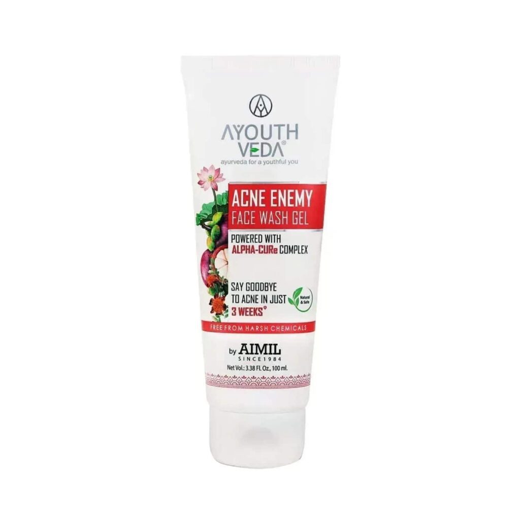 Ayouthveda Acne Enemy Face Wash Gel - (100ml) - Ayouthveda