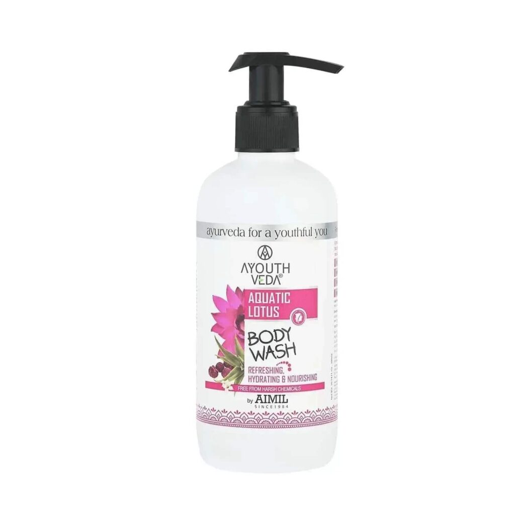 Ayouthveda Aquatic Lotus Body Wash - (300ml) - Ayouthveda