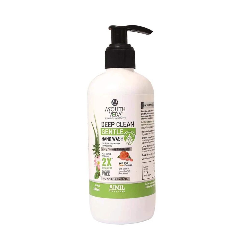 Ayouthveda Deep Clean Gentle Hand Wash (300ml) - Ayouthveda