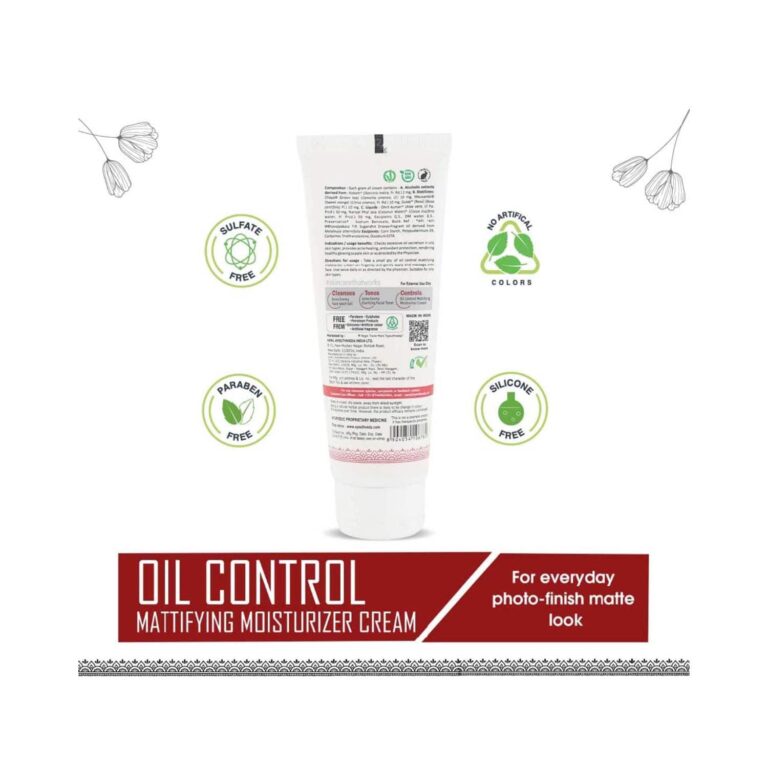 Ayouthveda Oil Control Mattifying Moisturizer Cream (60g) - Ayouthveda