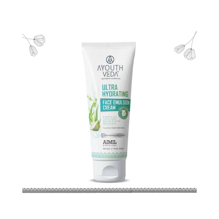 Ayouthveda Ultra Hydrating Face Emulsion Cream (60g) - Ayouthveda