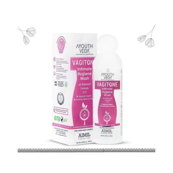Ayouthveda Vagitone Intimate Hygiene Wash (180ml) - Ayouthveda