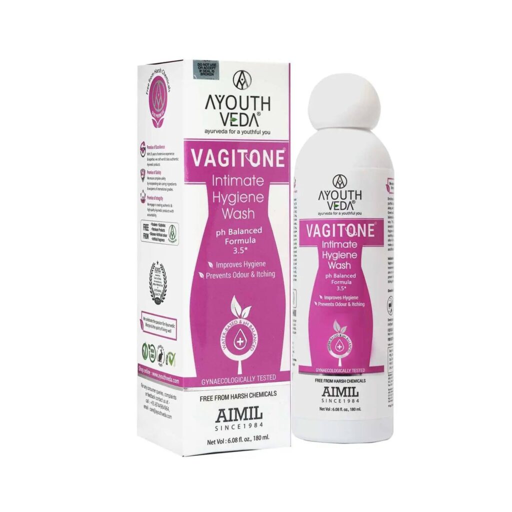 Ayouthveda Vagitone Intimate Hygiene Wash (180ml) - Ayouthveda