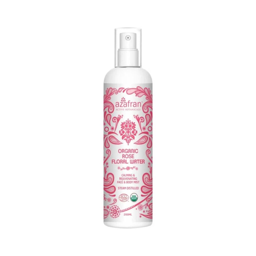 Azafran Actives Organic Rose Water Floral Water (200ml) - Azafran Actives