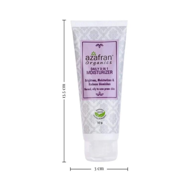 Azafran Organics Daily 3 In 1 Moisturizer (50g) - Azafran Organics