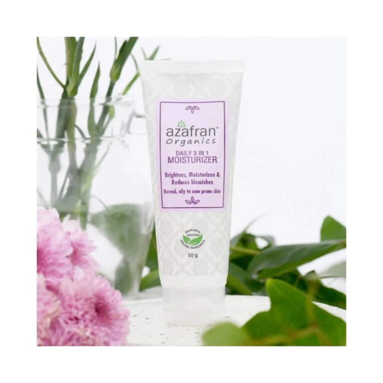 Azafran Organics Daily 3 In 1 Moisturizer (50g) - Azafran Organics