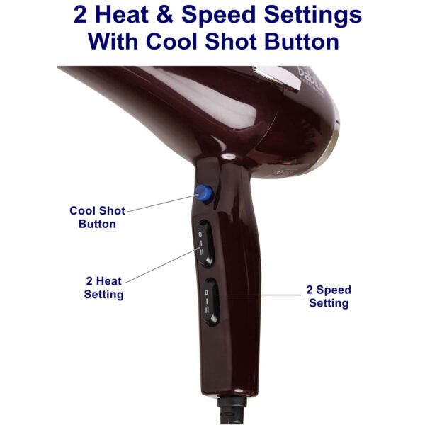 Babila Fabian Hair Dryer - BHD-E37 - Brown (1Pc) - Babila