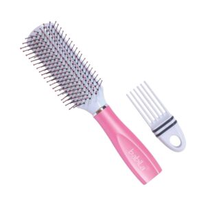 Babila Flat Hair Brush Two-In-One - HB-V122 - Babila