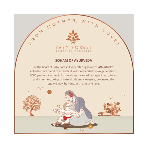 Baby Forest Dulaar Pyar Talc-Free Baby Powder (200 g) - Baby Forest