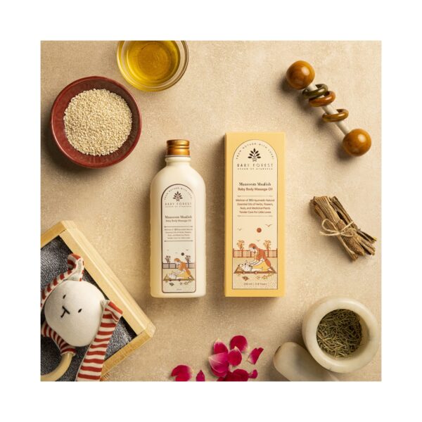 Baby Forest Maasoom Maalish Baby Body Massage Oil (200 ml) - Baby Forest