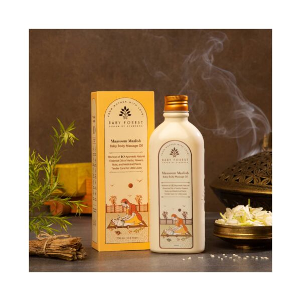 Baby Forest Maasoom Maalish Baby Body Massage Oil (200 ml) - Baby Forest
