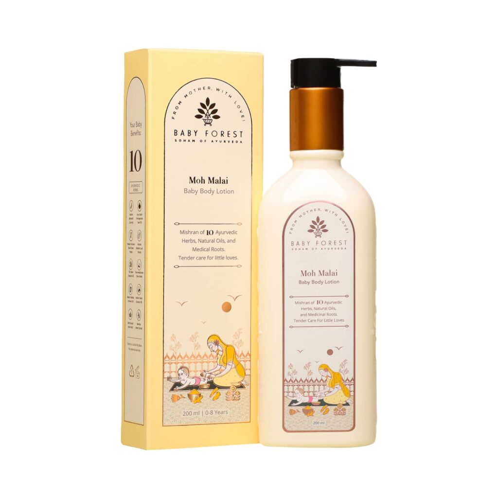 Baby Forest Moh Malai Baby Body Lotion (200 ml) - Baby Forest