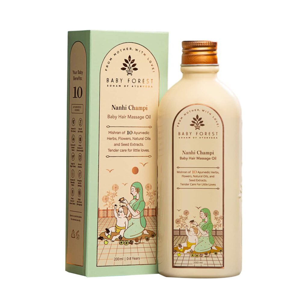 Baby Forest Nanhi Champi Baby Hair Massage Oil (200 ml) - Baby Forest