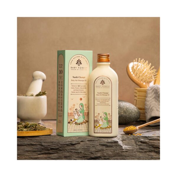 Baby Forest Nanhi Champi Baby Hair Massage Oil (200 ml) - Baby Forest