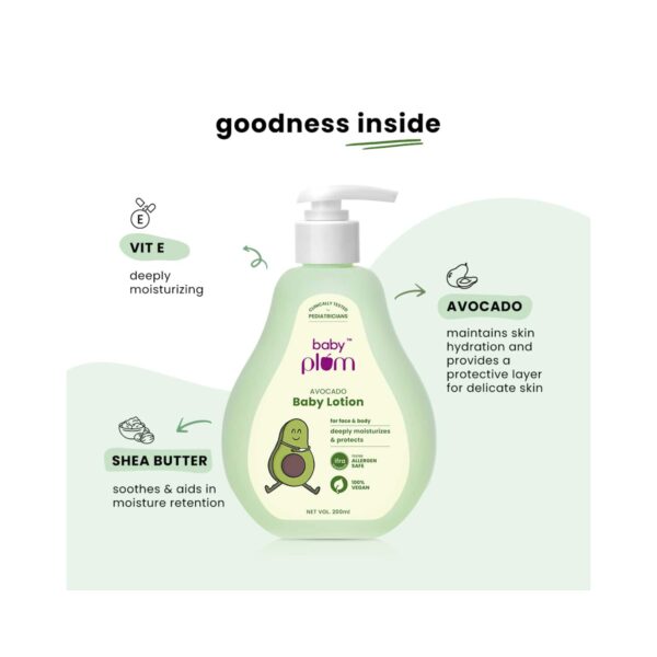 Baby Plum Avocado Baby Lotion (200ml) - Plum