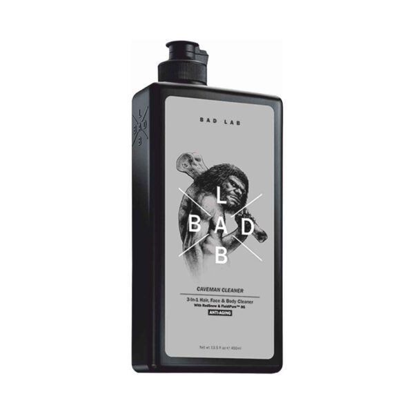 Bad Lab Caveman 3-In-1 Anti Aging Hair, Face And Body Cleaner (400ml) - Bad Lab