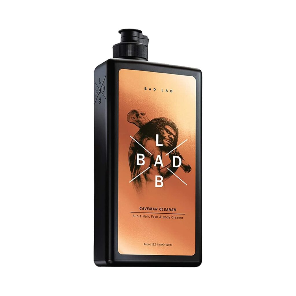 Bad Lab Caveman 3-In-1 Hair, Face And Body Cleaner (400ml) - Bad Lab