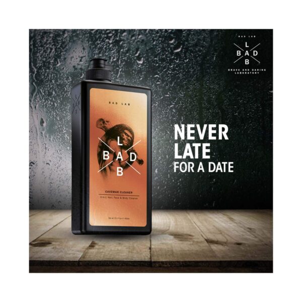Bad Lab Caveman 3-In-1 Hair, Face And Body Cleaner (400ml) - Bad Lab
