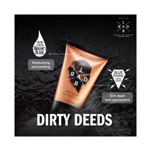 Bad Lab Dirty Deeds Invigorating Facial Scrub (100ml) - Bad Lab
