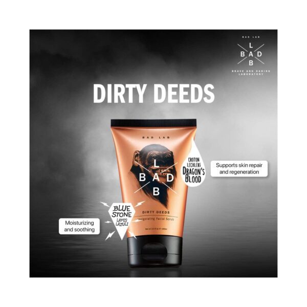 Bad Lab Dirty Deeds Invigorating Facial Scrub (100ml) - Bad Lab