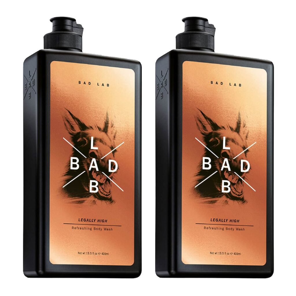 Bad Lab Legally High Refreshing Body Wash (400 ml) Pack Of 2 - Bad Lab