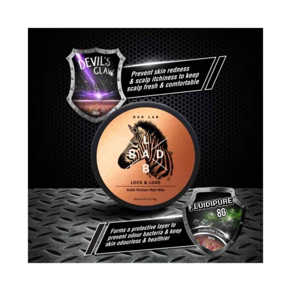 Bad Lab Lock & Load Solid Texture Hair Wax (70g) - Bad Lab
