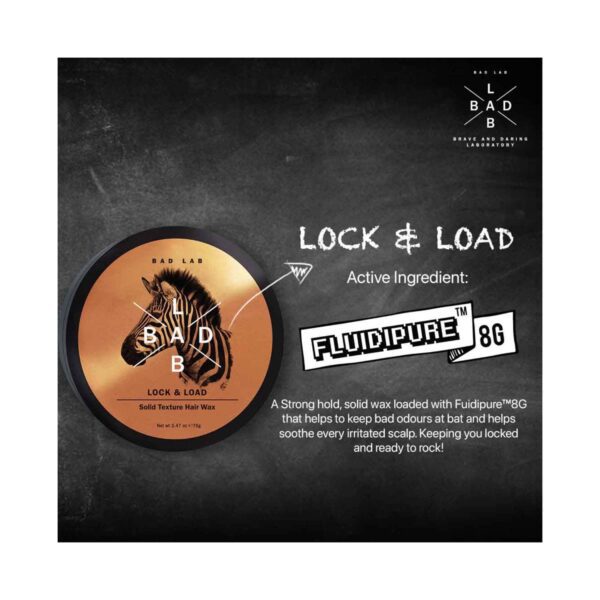Bad Lab Lock & Load Solid Texture Hair Wax (70g) - Bad Lab