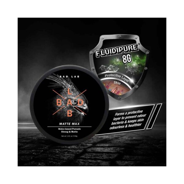 Bad Lab Matte Max Strong & Matte Water-Based Pomade (40g) - Bad Lab