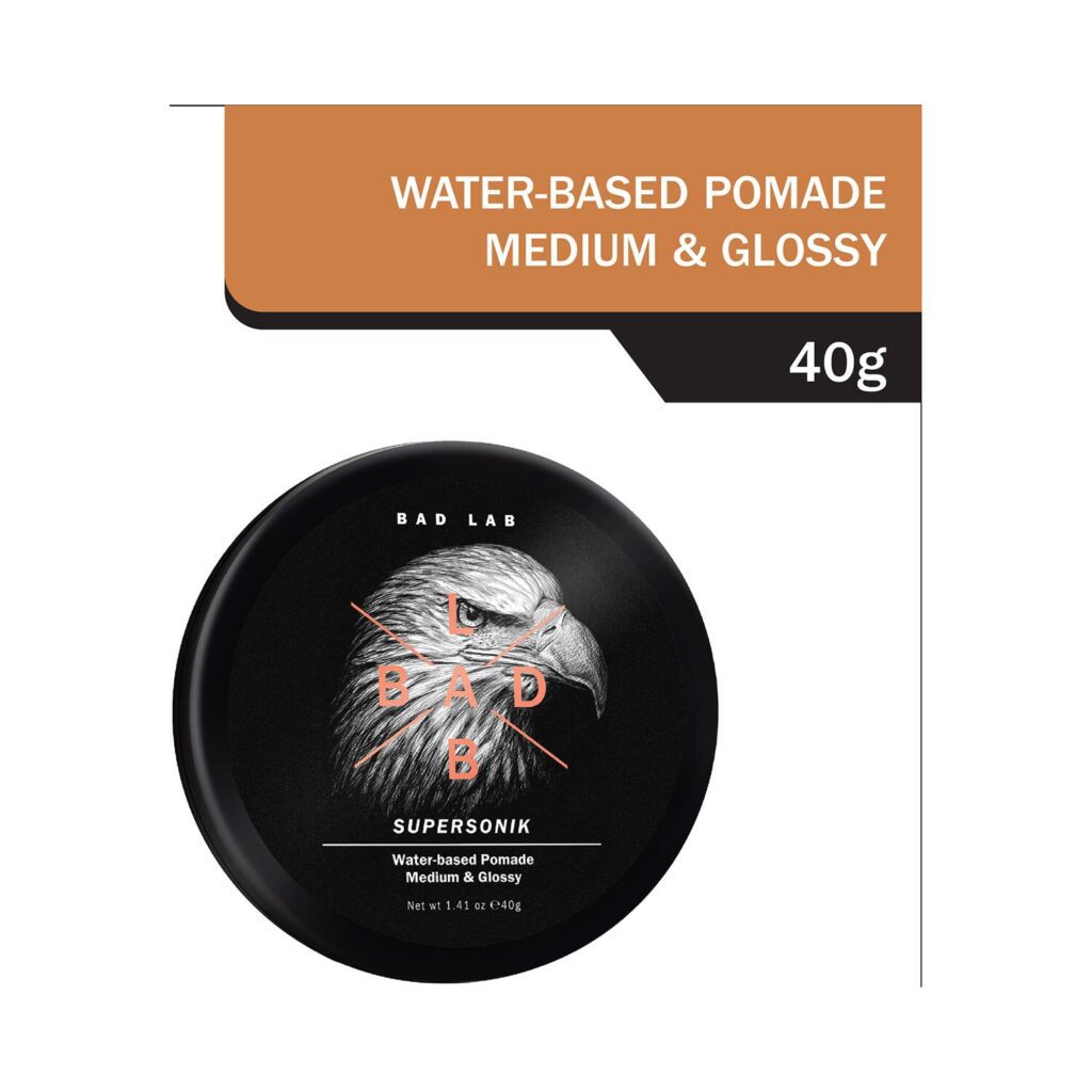 Bad Lab Supersonik Medium & Glossy Water-Based Pomade (40g) - Bad Lab