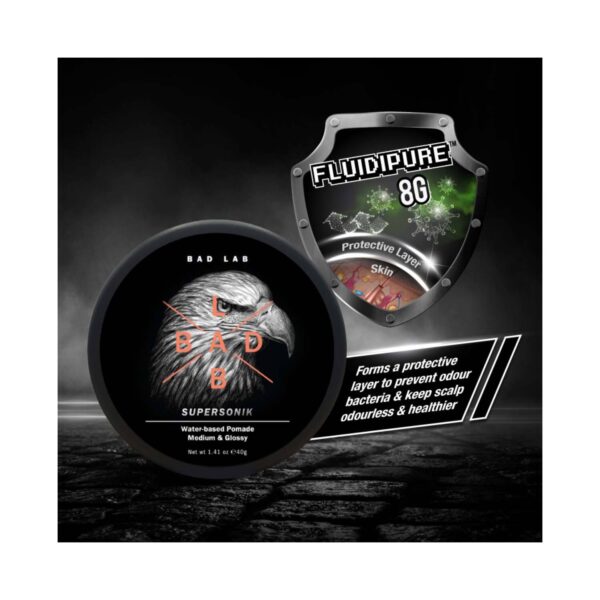 Bad Lab Supersonik Medium & Glossy Water-Based Pomade (40g) - Bad Lab