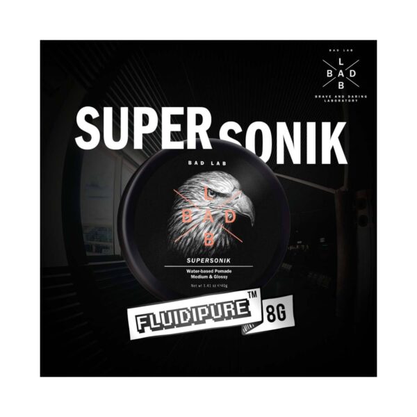 Bad Lab Supersonik Medium & Glossy Water-Based Pomade (40g) - Bad Lab