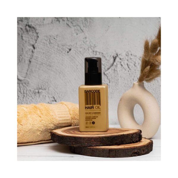 Barcode Professional Hair Oil For Dry Damaged Hair - BCOL003 (50 ml) - Barcode Professional
