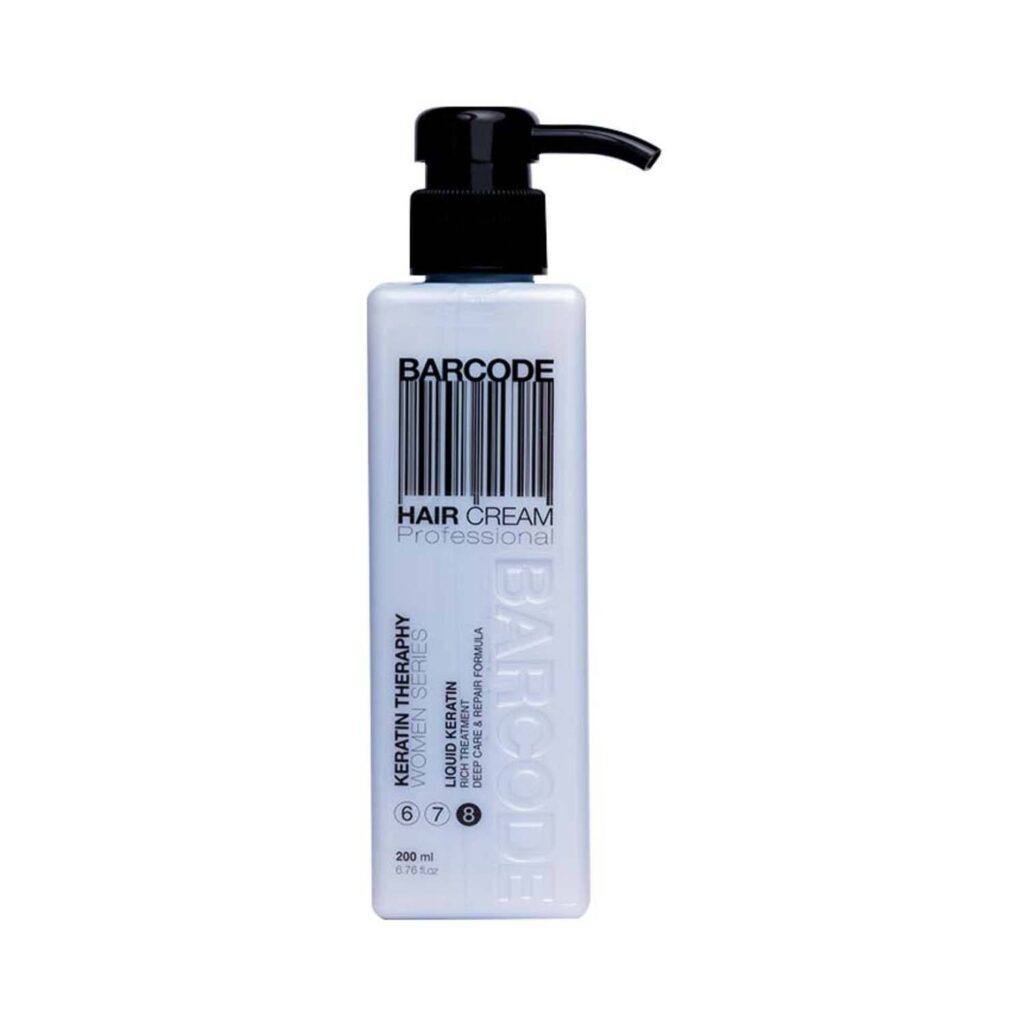 Barcode Professional Keratin Therapy Hair Cream - BCHC006 (200 ml) - Barcode Professional