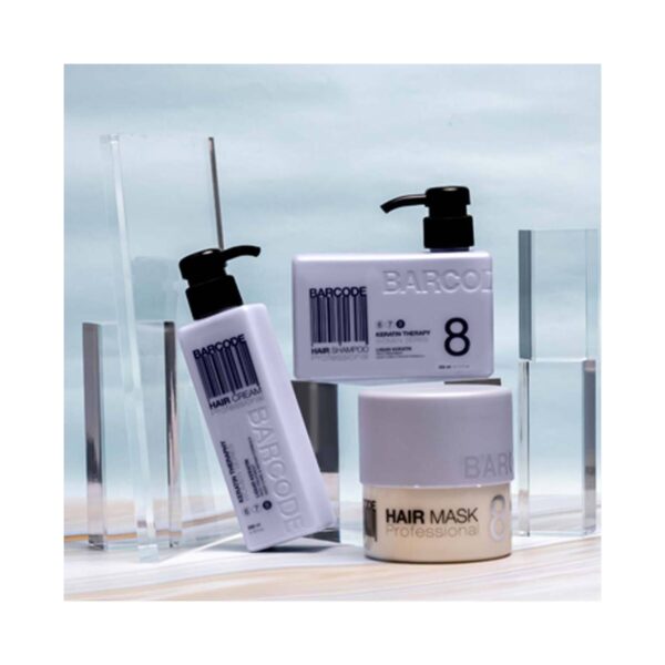 Barcode Professional Keratin Therapy Hair Cream - BCHC006 (200 ml) - Barcode Professional
