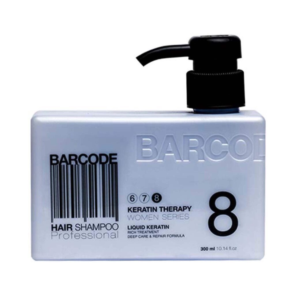 Barcode Professional Keratin Therapy Hair Shampoo - BCSH006 (300 ml) - Barcode Professional