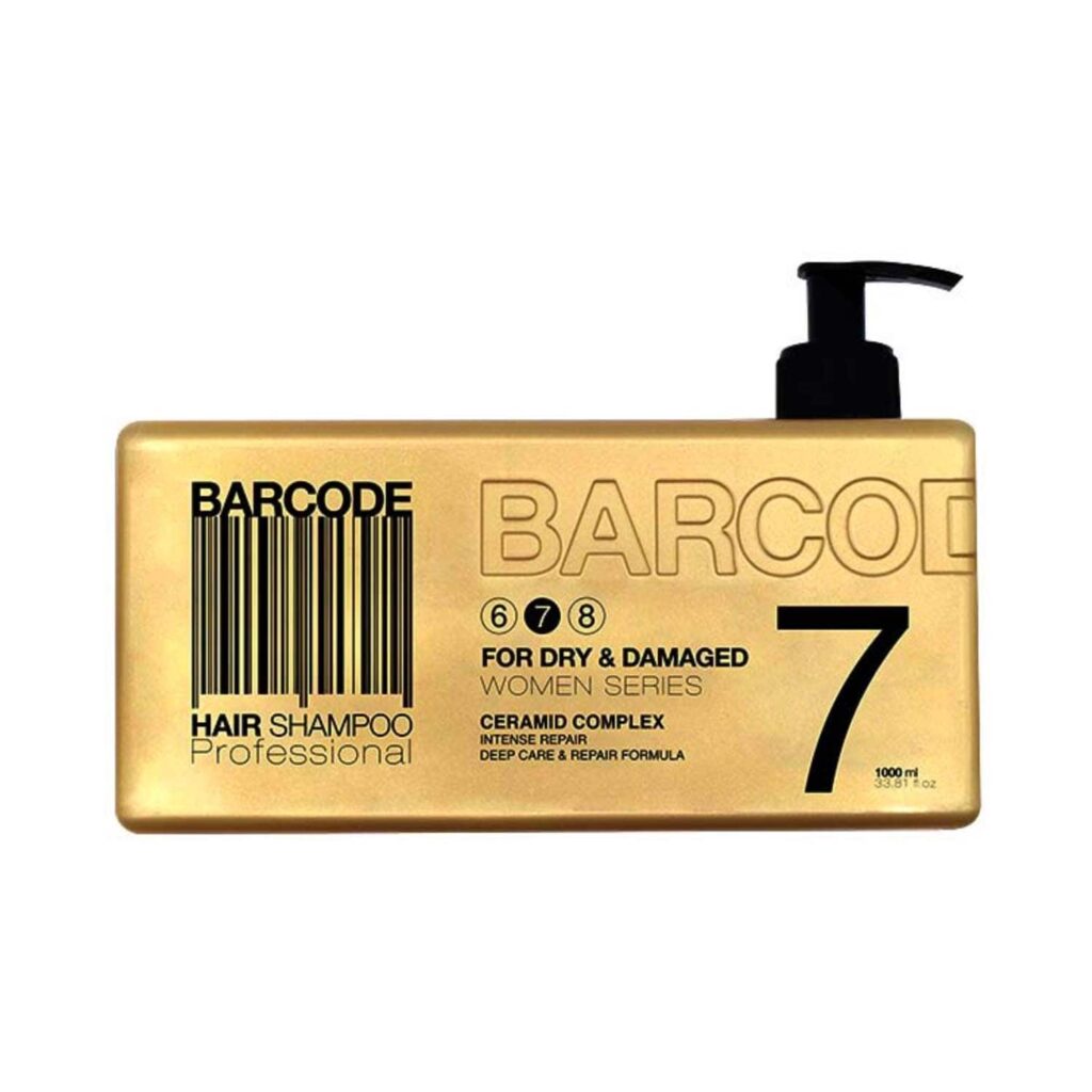 Barcode Professional Shampoo For Dry & Damaged Hair - BCSH005 (1000 ml) - Barcode Professional