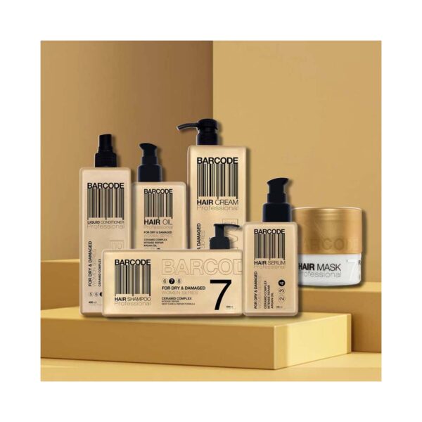 Barcode Professional Shampoo For Dry & Damaged Hair - BCSH005 (1000 ml) - Barcode Professional