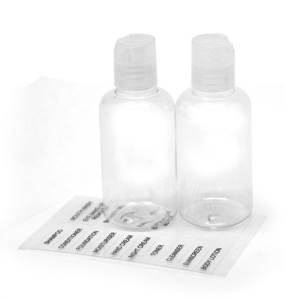 Basicare Cosmetic Travel Bottles