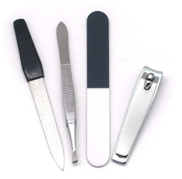Basicare Manicure Set 4Pcs With Pouch
