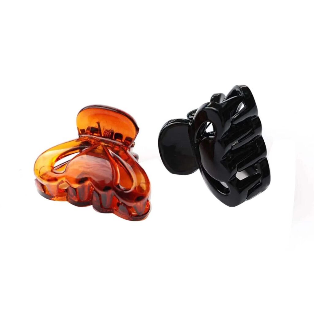 Basicare Mini Claw Clip - Black (2 Pcs) - Basicare